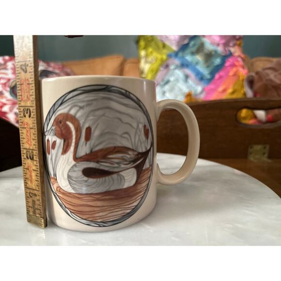 Applause Ceramic Mallard Duck Graphic Print Coffee Cup - Picture 4 of 7